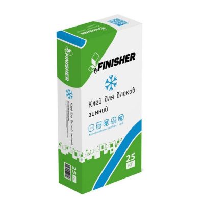 Клей для блоков Finisher Зима 25 кг в Твери