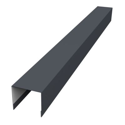 Парапет С8 2000 Графитовый серый (RAL 7024) в Твери