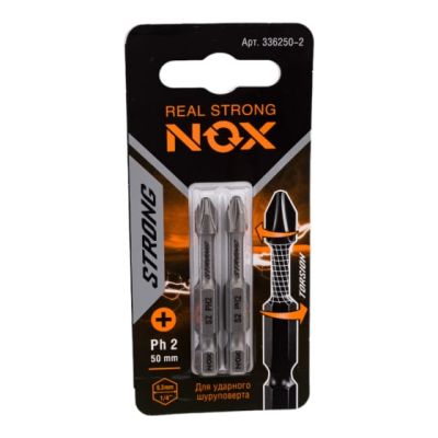 Бита PH 2х50 E 6,3 torsion "NOX STRONG" 336250-2 в Твери