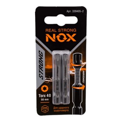 Бита TX-40-50 E 6,3 torsion "NOX STRONG" 339405 в Твери
