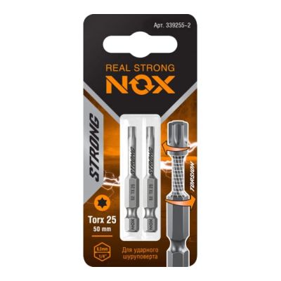 Бита TX-25-50 E 6,3 torsion "NOX STRONG" 339255 в Твери
