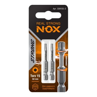 Бита TX-15-50 E 6,3 torsion "NOX STRONG" 339155 в Твери