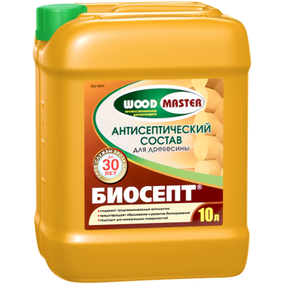 Биосепт антисептический состав Woodmaster 10л (1) Рогнеда в Твери