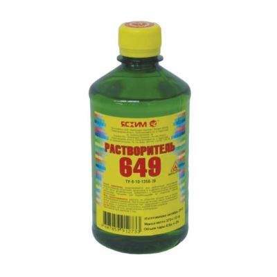 Растворитель 649 0,5л (25) (ПЭТ) Ясхим Новгород в Твери