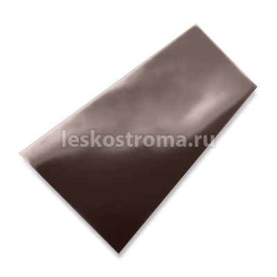 Лист гладкий 0,35 мм 2000*1250 Шоколадно-коричневый (RAL 8017) в Твери