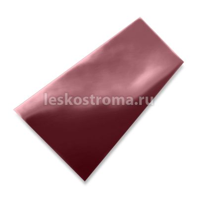 Лист гладкий 0,35мм 2000*1250 Винно-красный (RAL 3005) в Твери