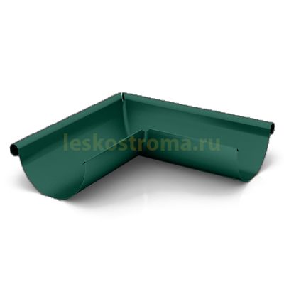 Желоб угловой наружний штамп оц 0.50 (RAL 6005) в Твери