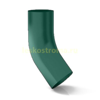 Колено штампованное сливное 100 оц 0.50 (RAL 6005) в Твери