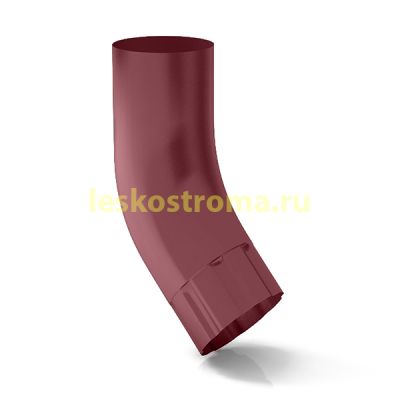 Колено штампованное трубы 100 оцинкованная 0.50 (RAL 3005) в Твери