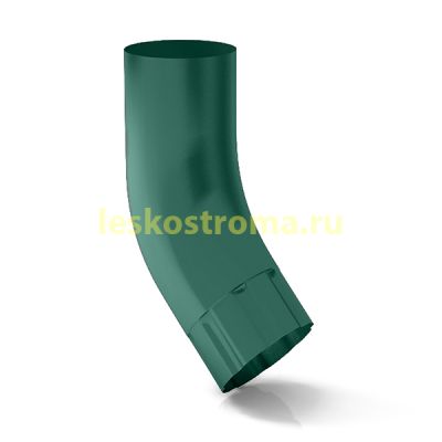 Колено штампованное трубы 100 оцинкованная 0.50 (RAL 6005) в Твери