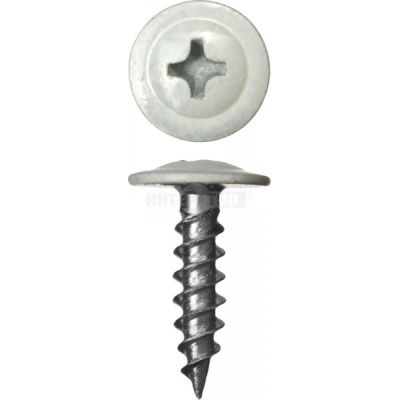 Саморез с прессшайбой острый 4,2*25 RAL (9003) ярко-белый в Твери