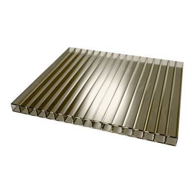 Сотовый поликарбонат UltraPlast 6х2100х6000 (бронза) в Твери