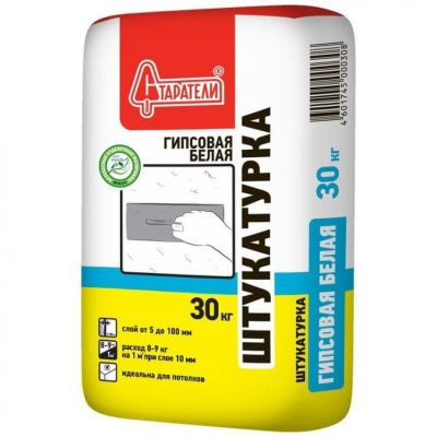 Штукатурка гипсовая Старатели белая, 30кг в Твери